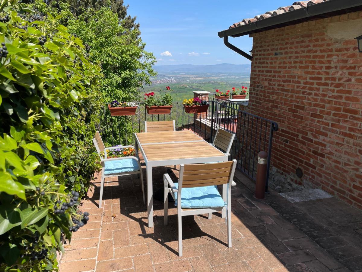 Ferienwohnung La Costarella Montefollonico Exterior foto